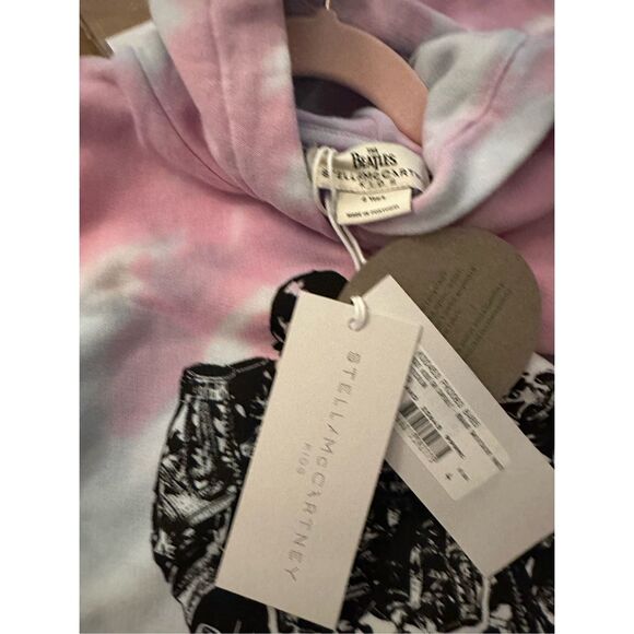 NWT Stella McCartney kids Beatles edition tie- die hoodie Size 4 - Picture 8 of 8